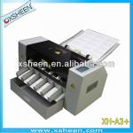 02) XH-A3+ plus automatic business card slitter machine, business card slitting machine, card cutter machine