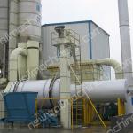 30T/hour yellow sand drying system with gas burner for dry mix plant