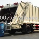 6 wheels garbage compressor truck