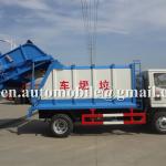 Dongfeng 4*2 hydraulic garbage compactor truck/ waste collection truck