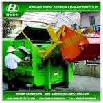 10~15 m3 Waste Collection Station with Hook lift refuse truck