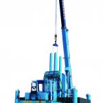 ZYC320BD-B hydraulic static pile driver from T-works with hydraulic pile breaker