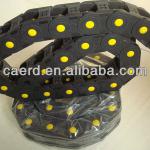 machine cable drag chain with yellow button