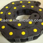 machine cable drag chain with yellow button