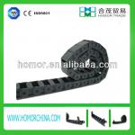 Plastic load-bearing cable carrier chain