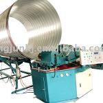 Roll and shear metal duct forming machine