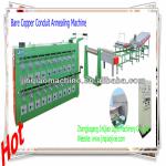 Bare copper conduit annealing machine