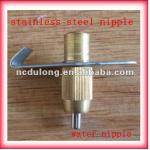 Hot sale brass spring nipple drinker for rabbits poultry nipple drinker feeding nipple nipples