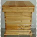 3 layer Langstroth size bee hive/bee box with Metal roof