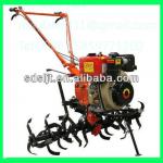 gasoline diesel tiller machine with anti-skid plough rotary ridger