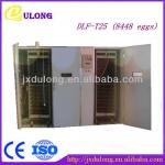 Best selling CE Approved capacity 8448 eggs large fully automatic egg incubator and hatcher DLF-T25