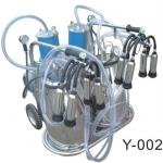 high quality portable piston double cow milker