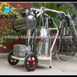 New type gasoline engines/electirc single cow portable milking machine