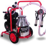 Melasty Single Milking Machine (Mobile) - Stainless Steel Bucket / Rubber Liners / 240cc Milk Claw