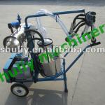 High efficiency Vacuum Moving single bottle Cow Milking machine