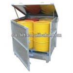 Type SL4CDL Total Protection Oil Drum Spill Bin with Lid