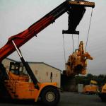 Sany mini 35ton container stacker/ lightweight reach stacker SRSC3515-3