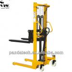 CE certificate 1000kg capacity 1.6m C type steel hydraulic hand lift manual pallet stacker