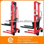 Material lift hydraulic manual stacker