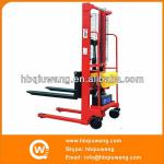 Semi electric stacker forklift