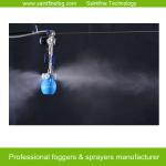 Dry fog humidifier, misting system