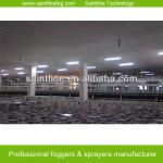 Textile factory mist humidifying system