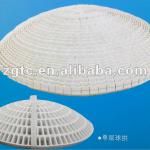 Ceramic dome arch for drying Towers