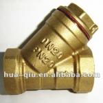 Y brass water filter with 400 micron strainer