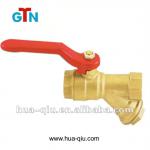 Y brass filter strainer with long aluminum handle