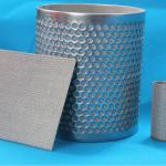 stainless steel sintered filter with perforated sheet