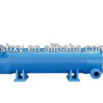 Large molded PVC shell tube swimming pool spiral titanium heat exchanger