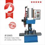 #1005 Pneumatic badge button pin making machine China