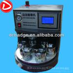 Round 58mm Automatic Badge Machine with air pump can working