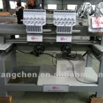 2 heads embroidery machine