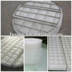 Plastic wire-mesh demister for seperation