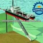 river sand cutter suction dredging machine