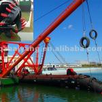 Sand dredging vessel