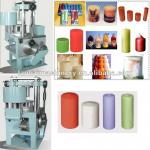 wax making pillar candle making machine/ wax candle machine,concrete wax pillar making machine,pillar candle press machine