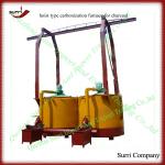Hoist type wood carbonized furnace for charcoal making