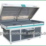 Vacuum membrane press machine infrared light heating