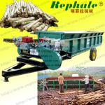 High Efficiency Diesel Engine Double Roller Wood Tree Debarking Machine
