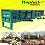 High Efficiency Wood Log Debarker with Two Rollers