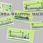 ALUMINUM ALLOY PROFILE WRAPPING MACHINE (HOT AND COLD GLUE)