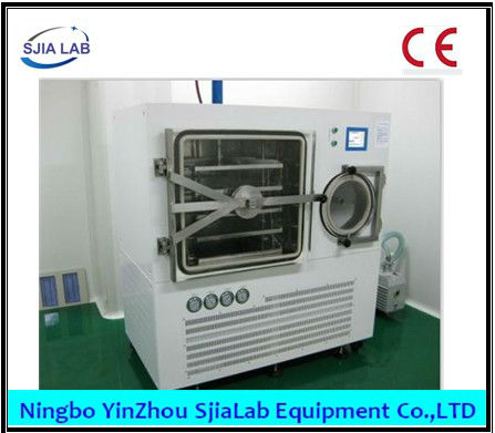 0.5-0.7 square meters,condenser ice capacity 10kg in 24hours freeze dryer/lyophlizer