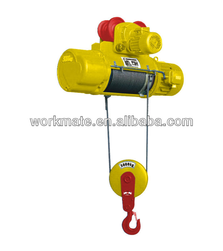 0.5T Electric Wire Rope Hoist/ Electric Hoist With Trolley