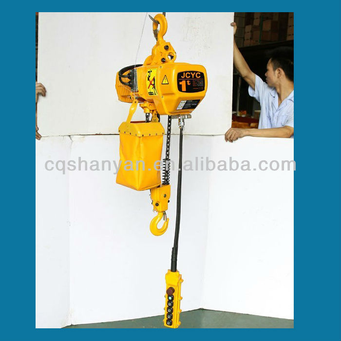 0.5ton ,1ton ,2ton ,3ton ,5ton ,7.5ton 10ton SY Electric Chain Hoist