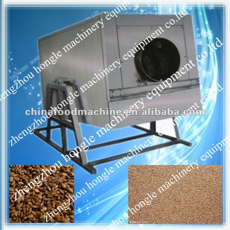 03 HLS-100 heat conduction Sesame seed roasting/drying machine