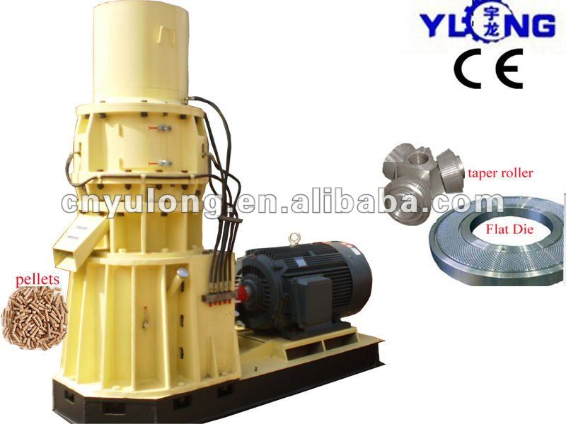 1-1.5T/H SKJ3-550 flat die sawdust pellet machine/wood pellet mill