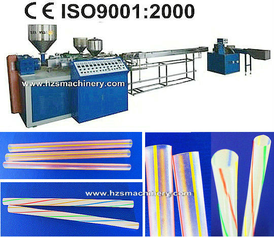 1-5 Color PP Drinking Straw Making Machine (With Air Compressor)