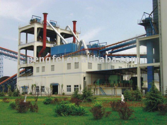 1,500,00tpa low consumption cement grinding plant produced by Jiangsu Pengfei Group